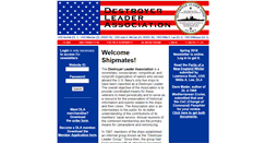 Desktop Screenshot of destroyerleaderassociation.org